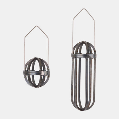 English Metal Hanging Suet Ball Holder
