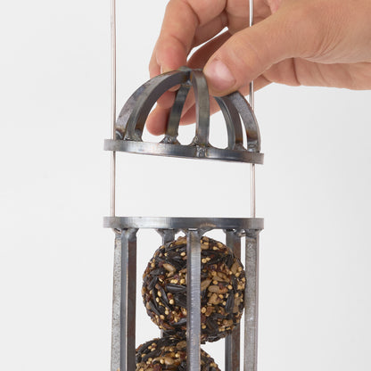 English Metal Hanging Suet Ball Holder