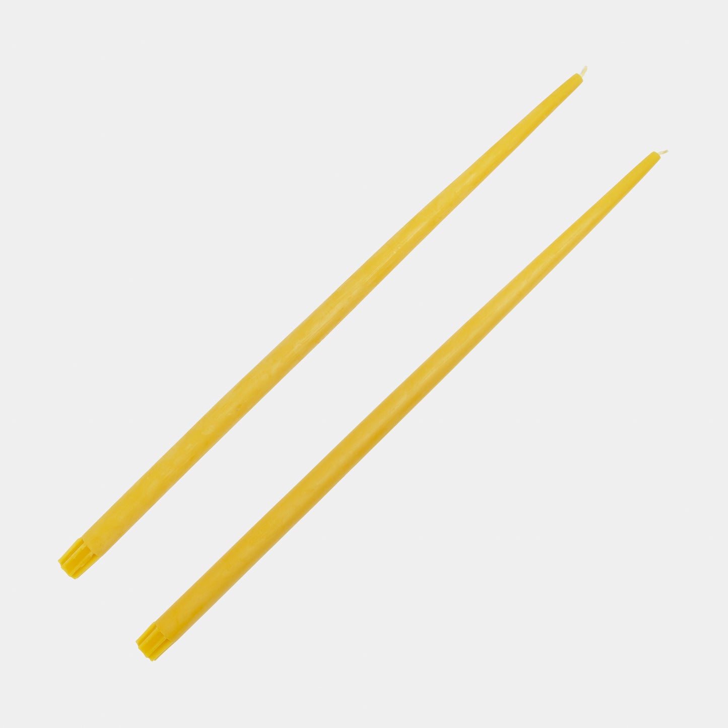 Extra Tall Taper Beeswax Candles - Set of 2