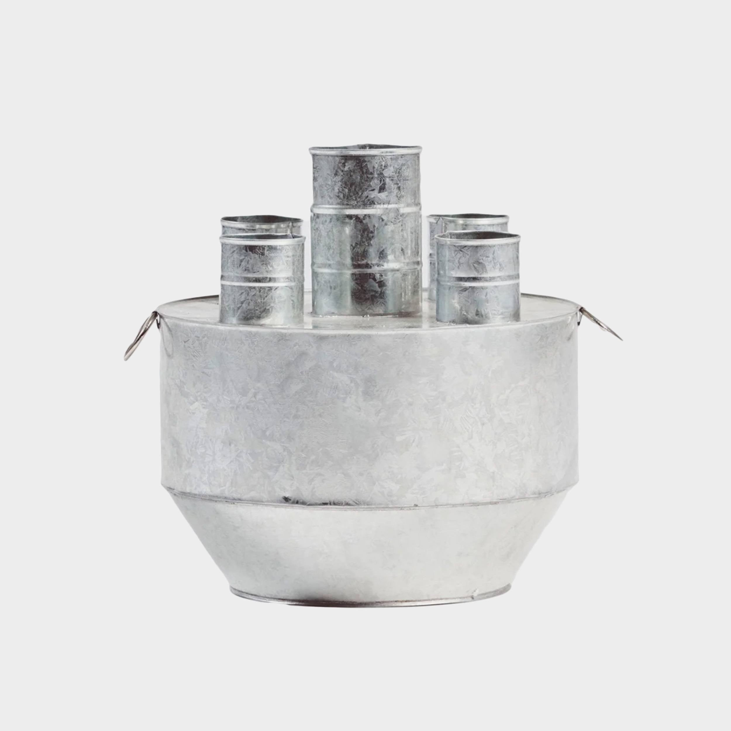 Fabien Cappello Galvanized Tin Vase (Florero #6)