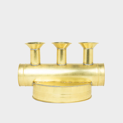 Fabien Cappello Brass Candleabra (Candelabro #1)