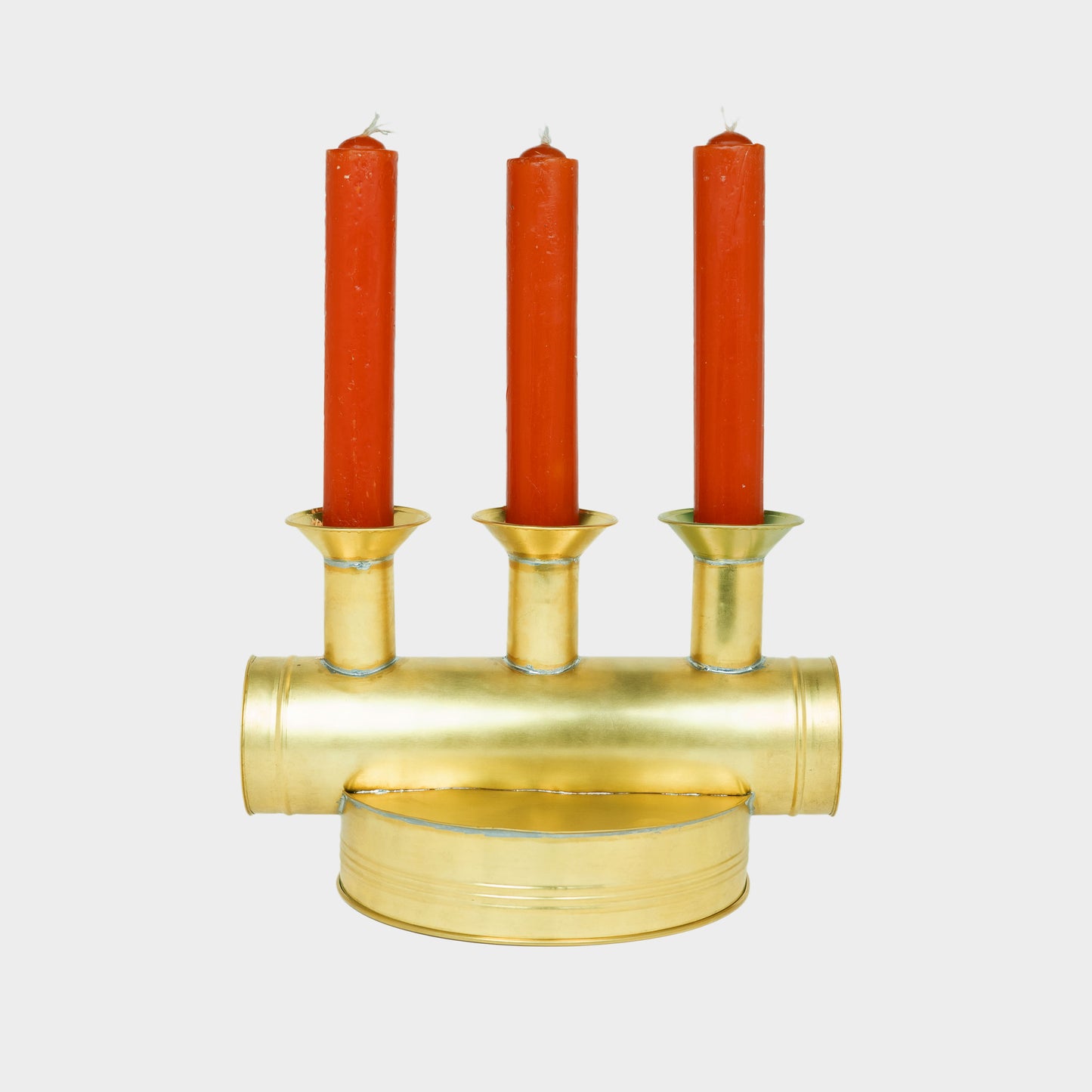 Fabien Cappello Brass Candleabra (Candelabro #1)