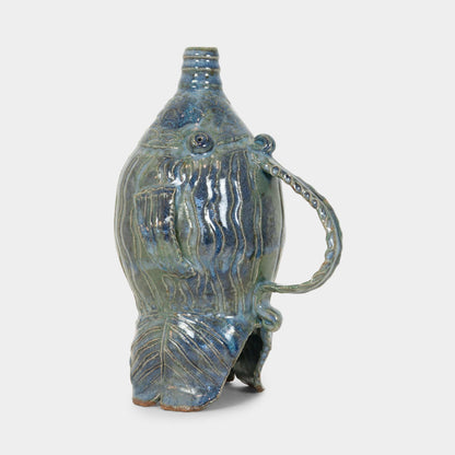 Vintage Ceramic Fish Art Jug
