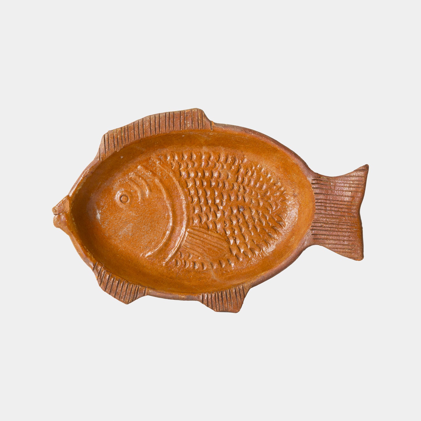 Vintage Terracotta Fish Platter