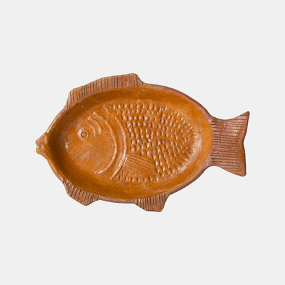 Vintage Terracotta Fish Platter