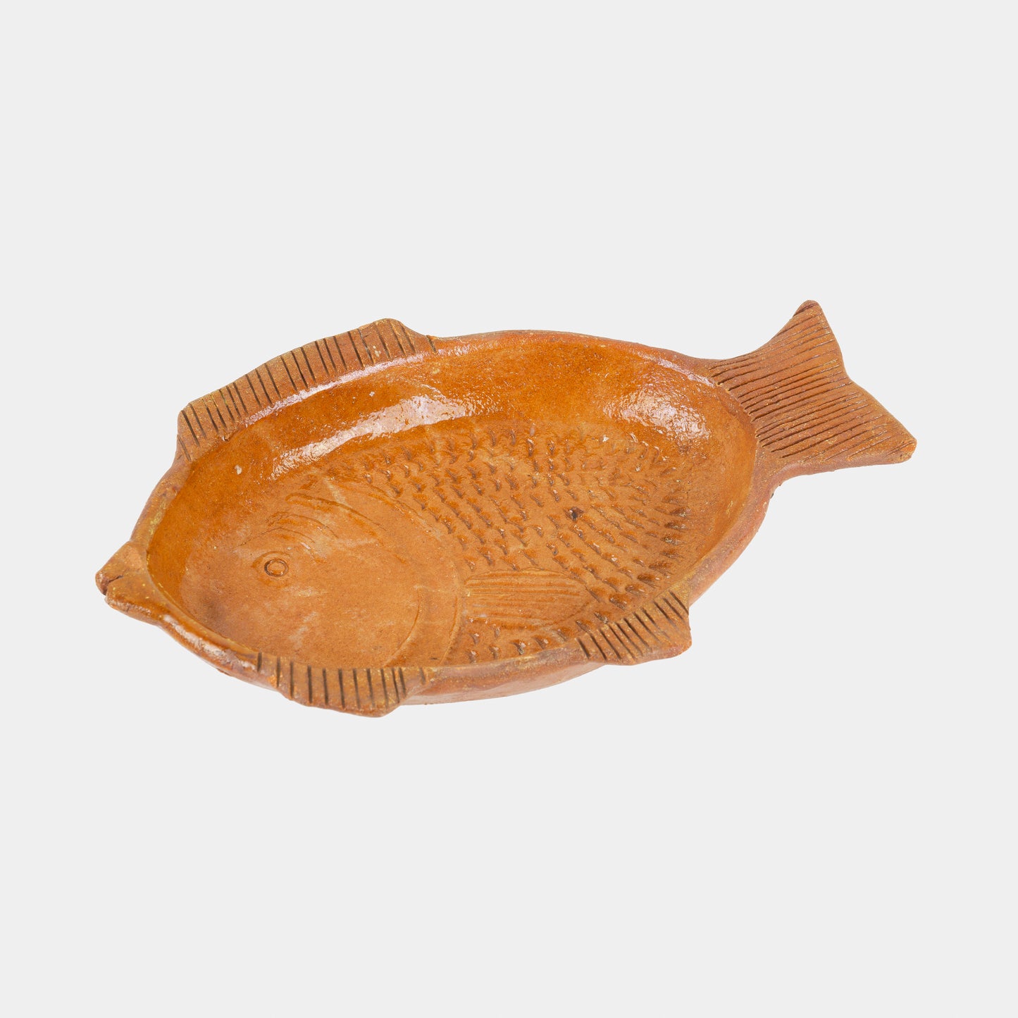 Vintage Terracotta Fish Platter