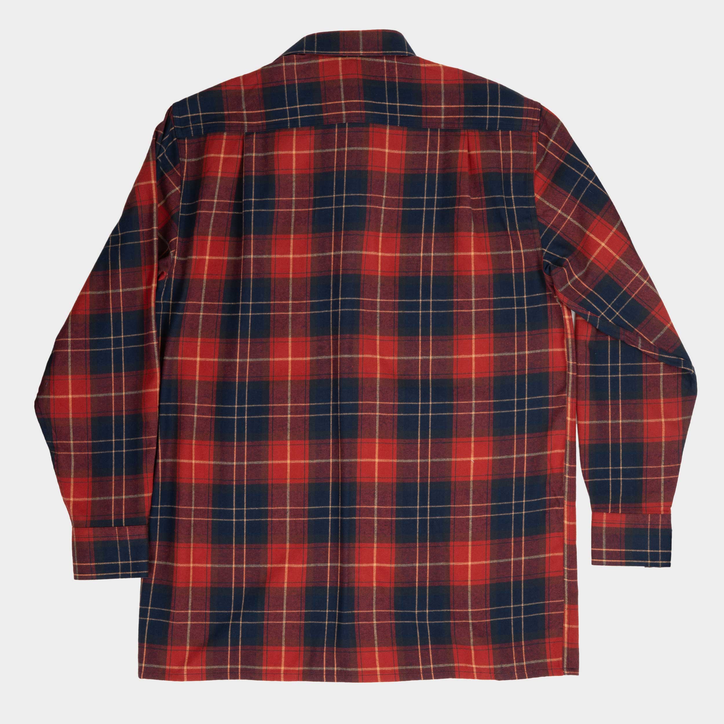 Le Laboureur French Flannel Long Work Shirt in Red – Gardenheir