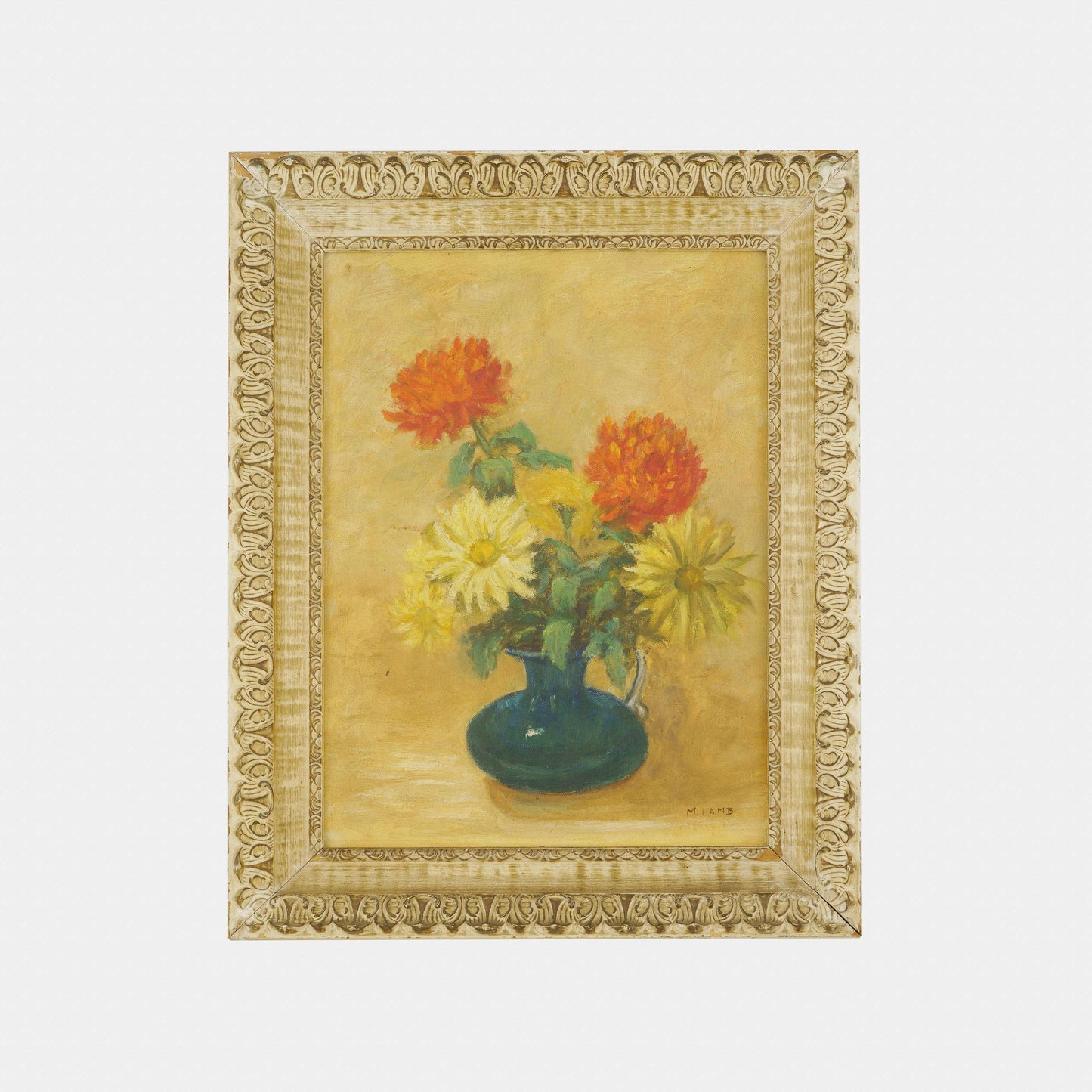 Vintage Floral Still Life, 1950s. Connecticut