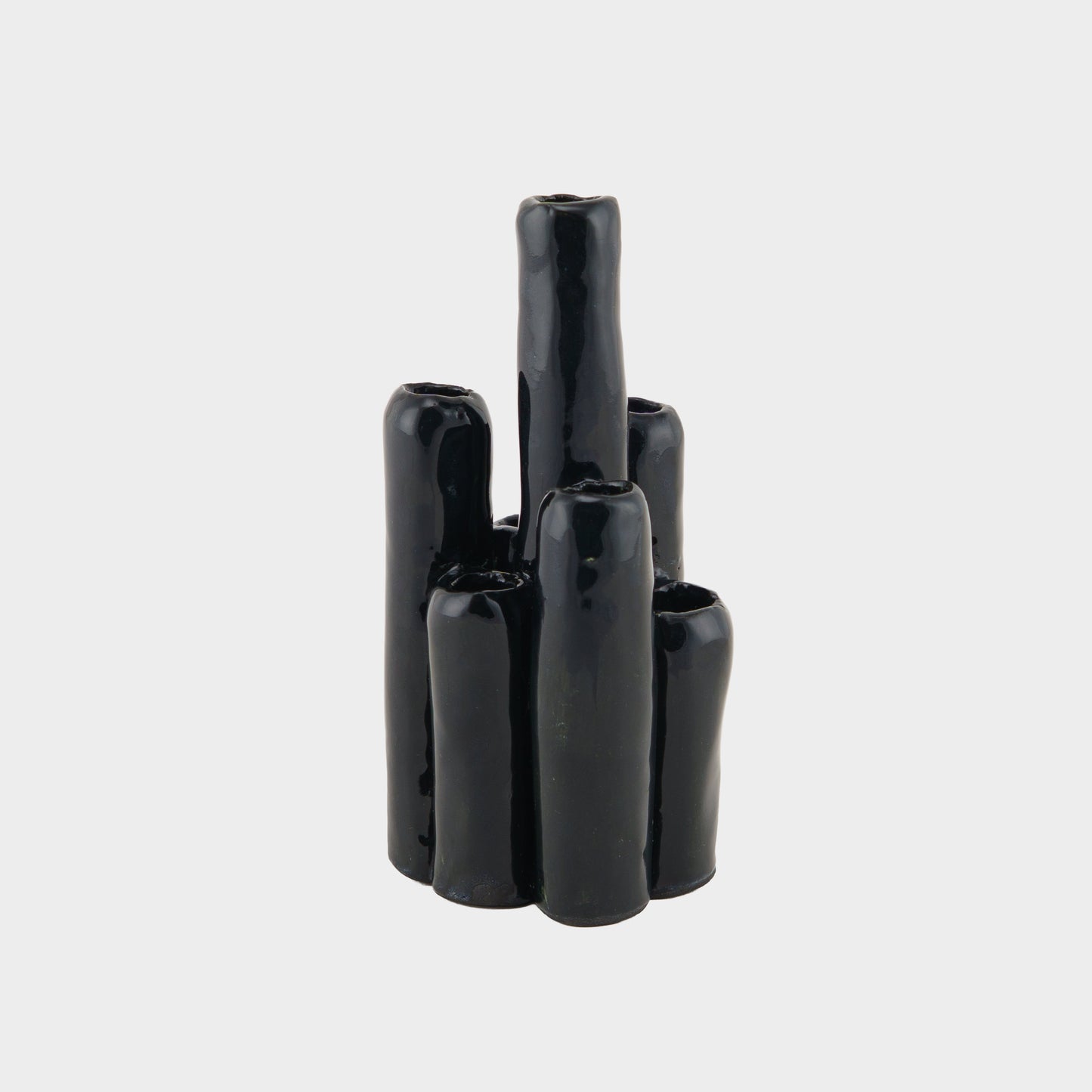 Vintage Handmade Ceramic Flower Frog, 1970s