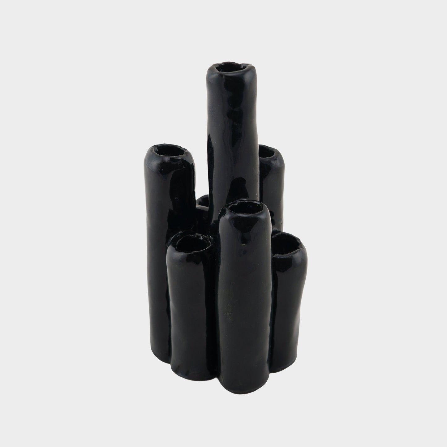 Vintage Handmade Ceramic Flower Frog, 1970s