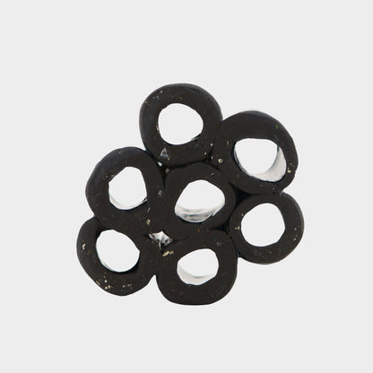 Vintage Handmade Ceramic Flower Frog, 1970s