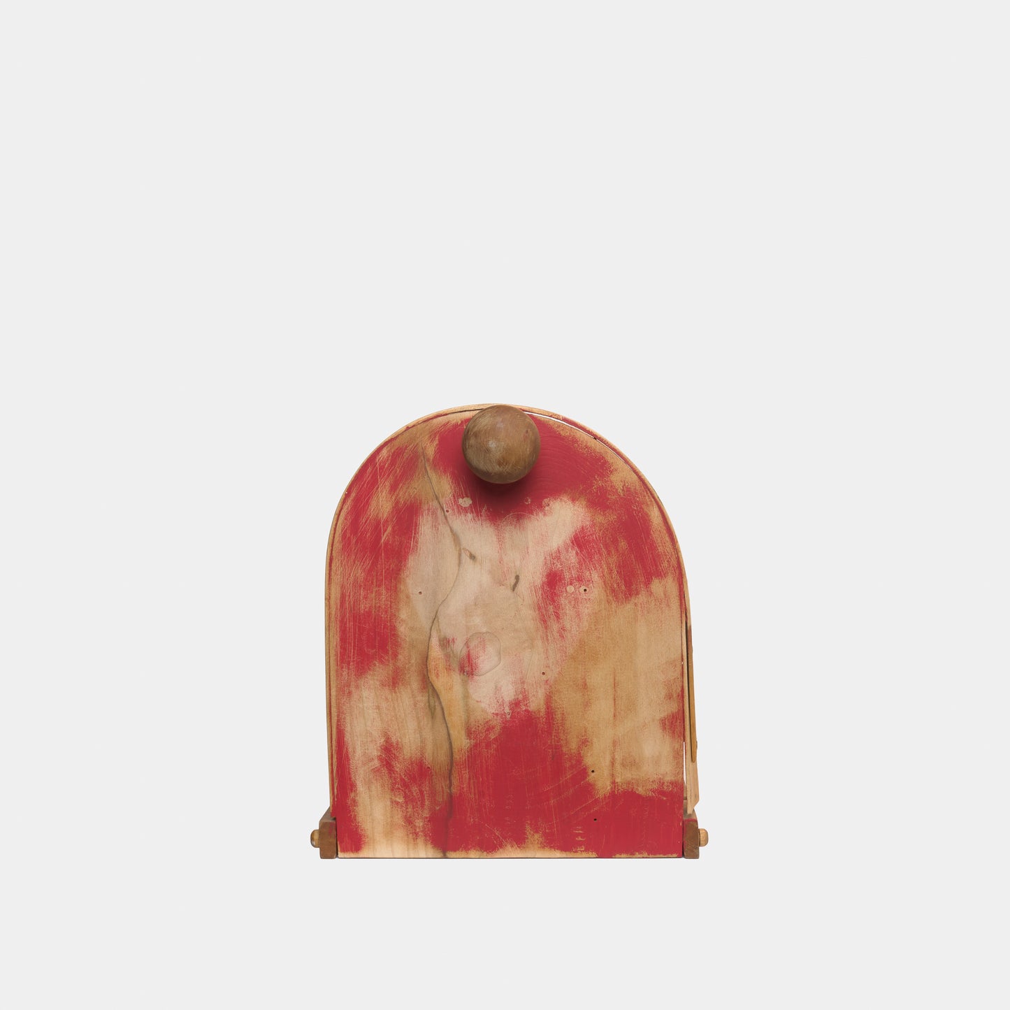 Vintage Folk Art Wood Mailbox, New York