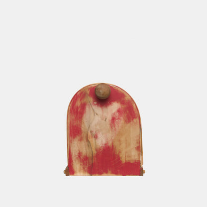 Vintage Folk Art Wood Mailbox, New York