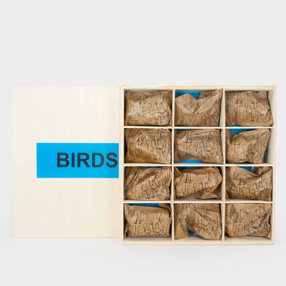 Handmade Wooden Bird Calls - Nests of America- Set of 12