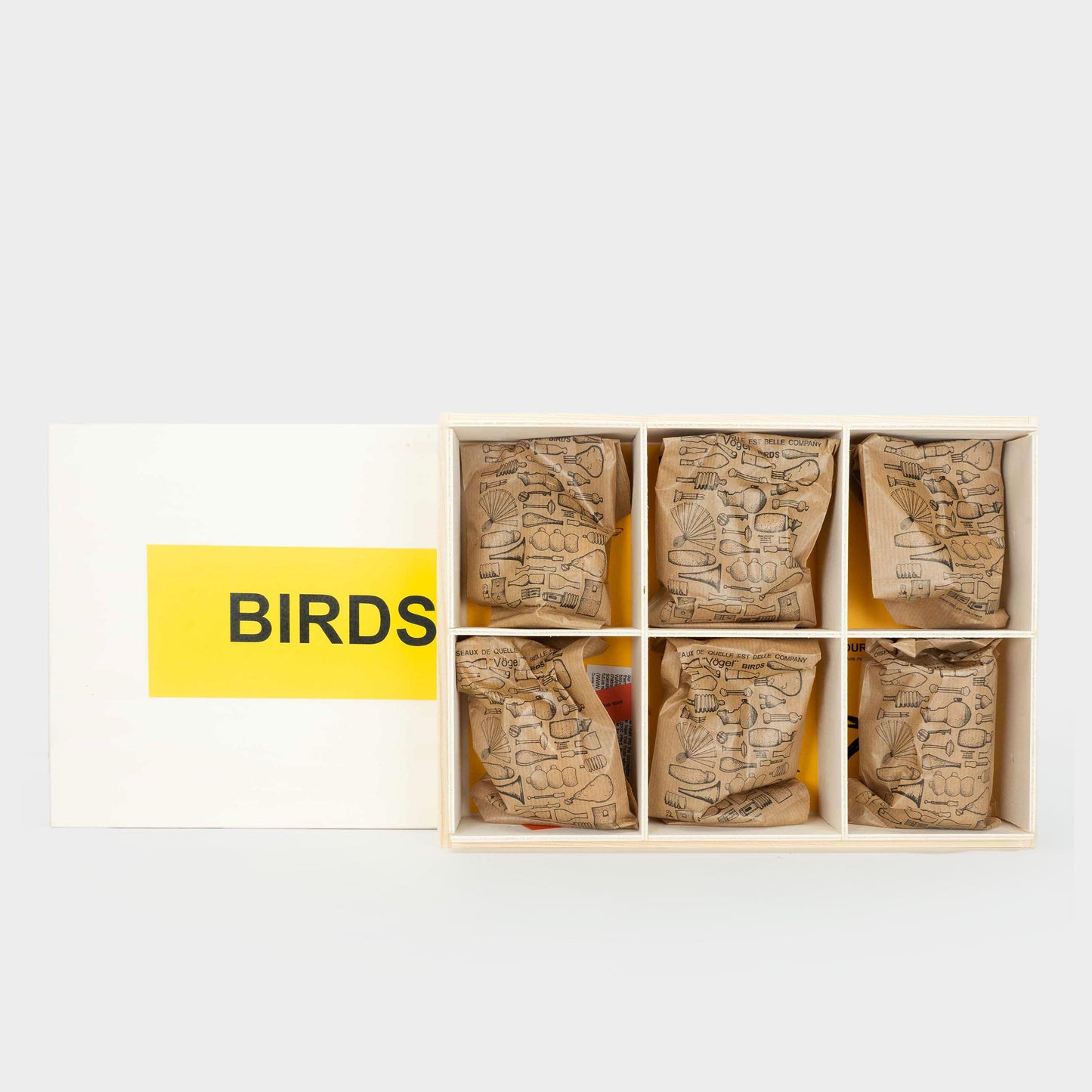 Handmade wooden Bird Calls -American Birds Selection Set of 6