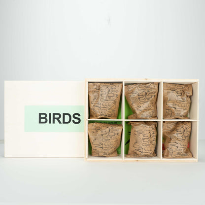Handmade wooden Bird Calls -North American Birds Set of 6