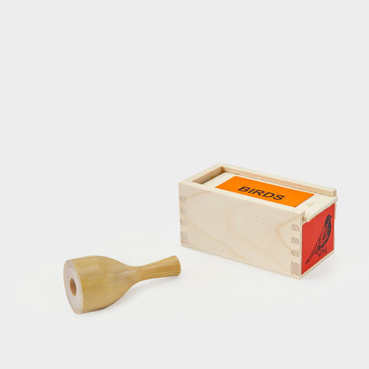 Handmade wooden Bird Call - American Robin