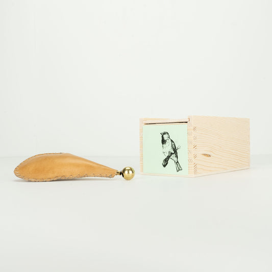 Handmade wooden Bird Call- Sparrow