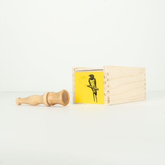 Handmade wooden Bird Call- Swallow