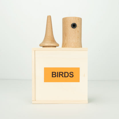 Handmade Wooden Bird Calls -City Garden Duo