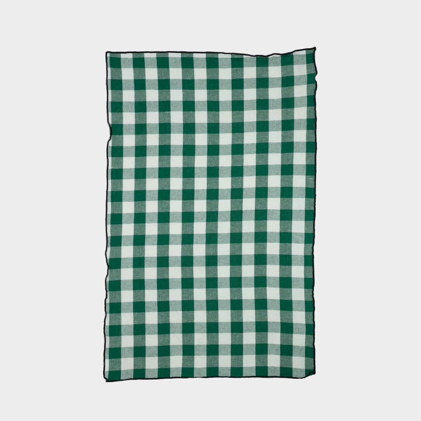 French Linen and Cotton Kitchen Towel in Gingham