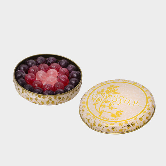 French Maison Boissier Assorted Flower Ball Candies - Rose, Poppy and Violet