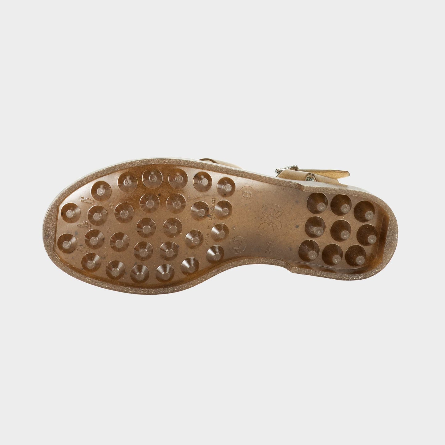 French Recycled Hemp Fisherman Sandals in Sepia