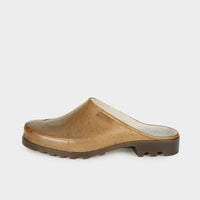 French Recycled Hemp Mules in Sepia