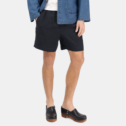 French Leather Clogs in Black
