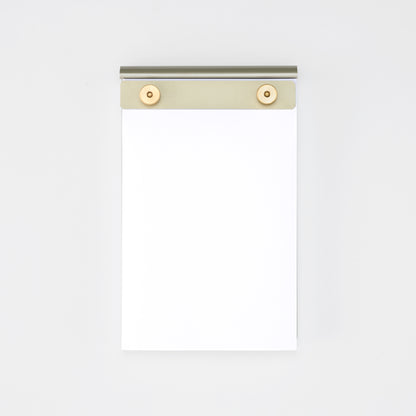 French Desk Pad — Brass Details & Blank Pages