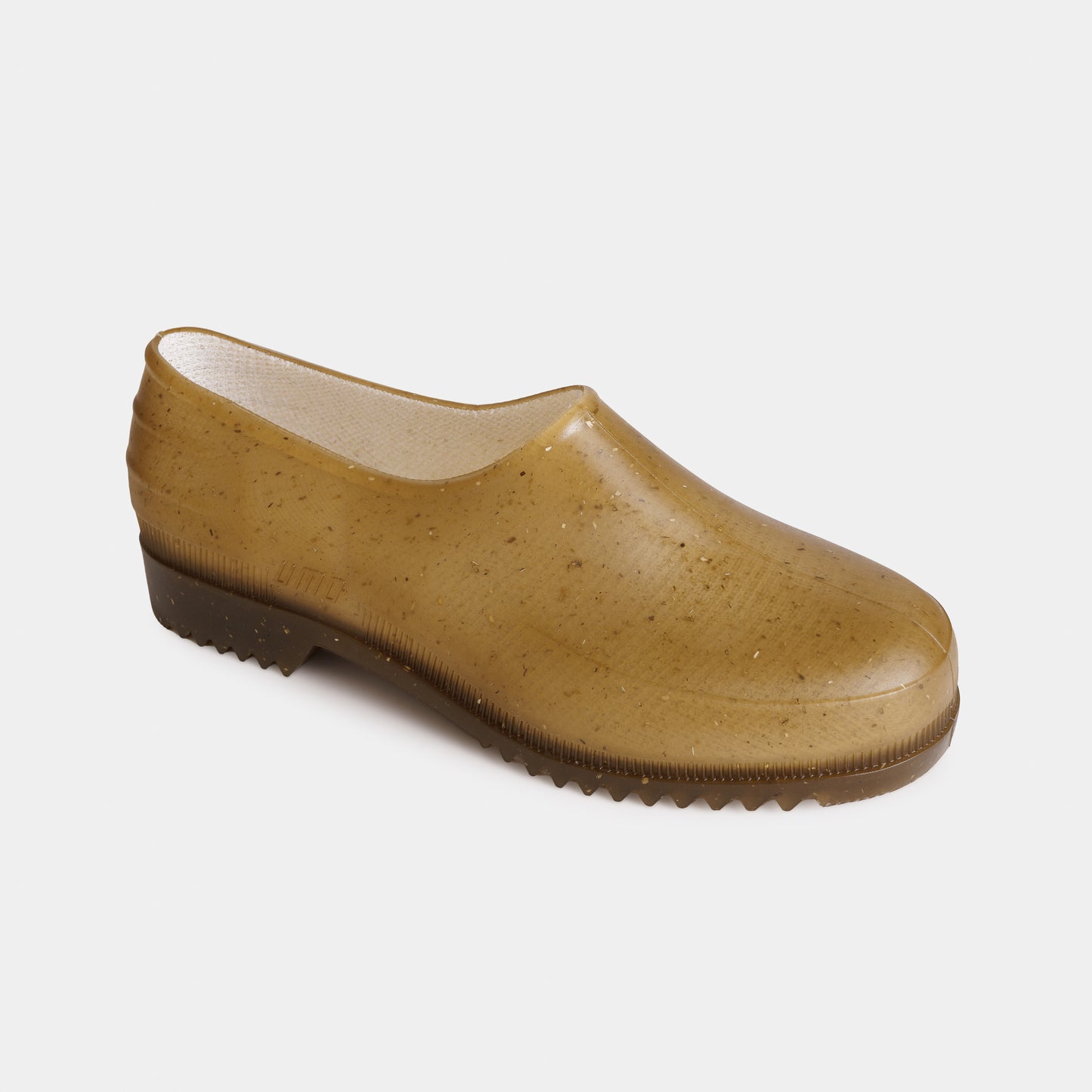French Recycled Hemp Garden Clogs in Sepia