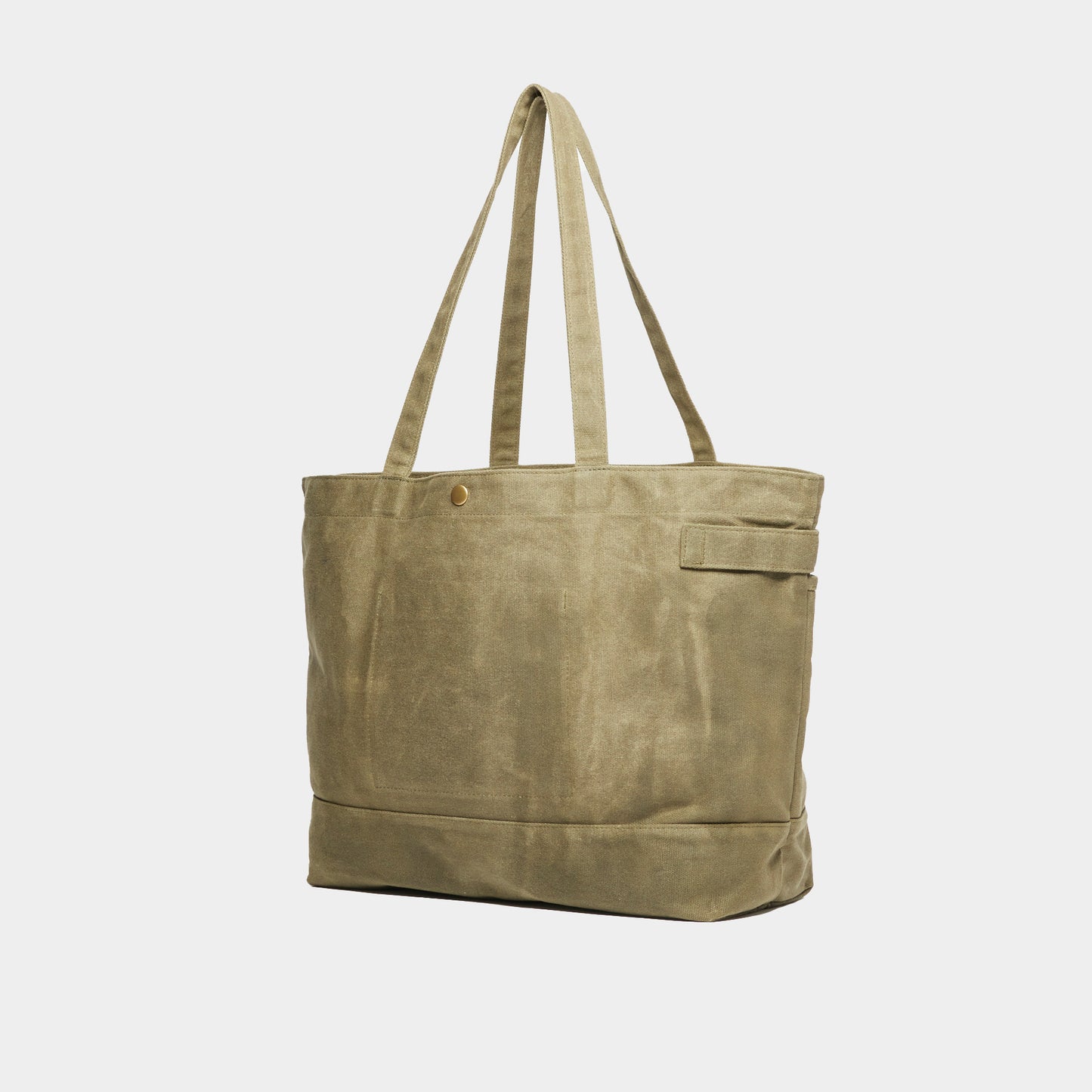 Todd Snyder x Gardenheir Waxed Cotton Tote Bag in Olive