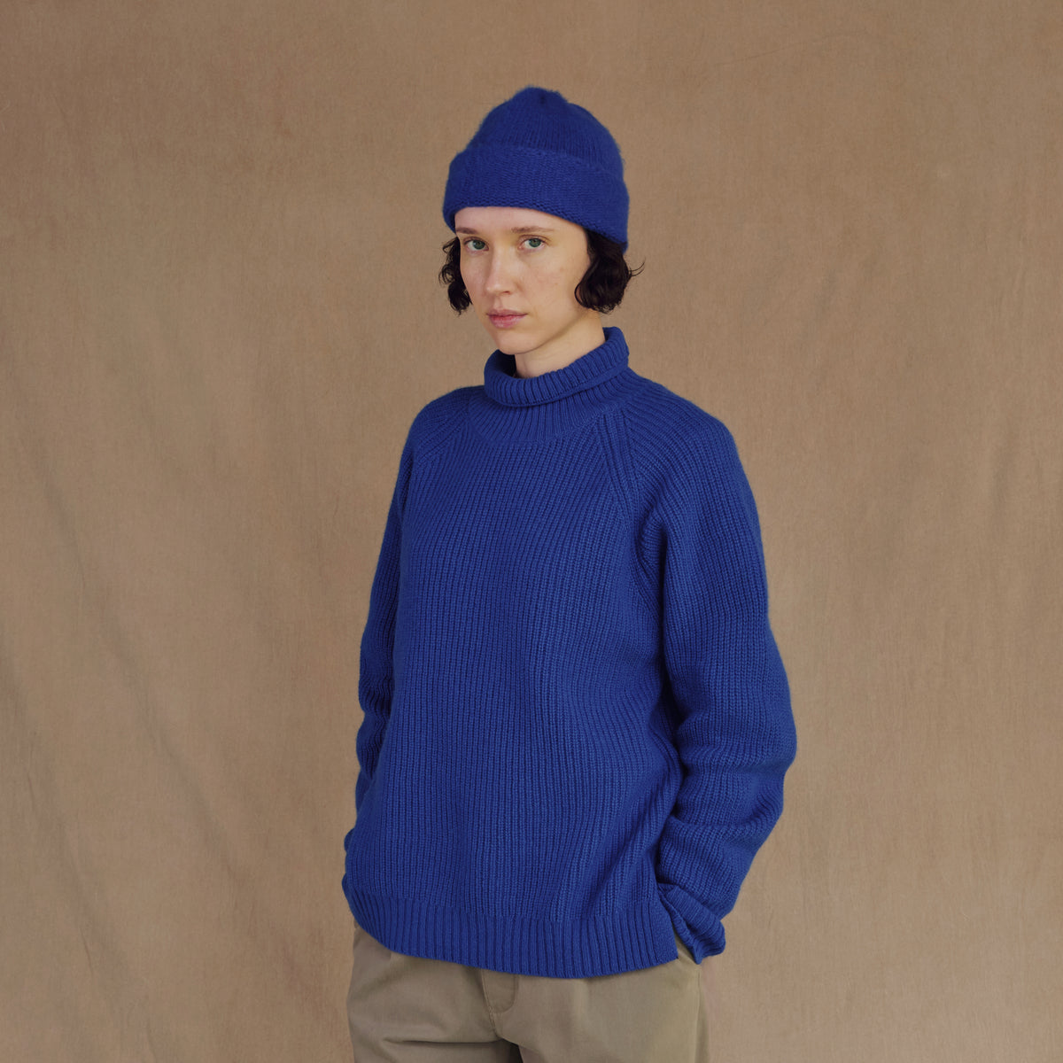 Hand Knit Himalayan Cashmere Beanie