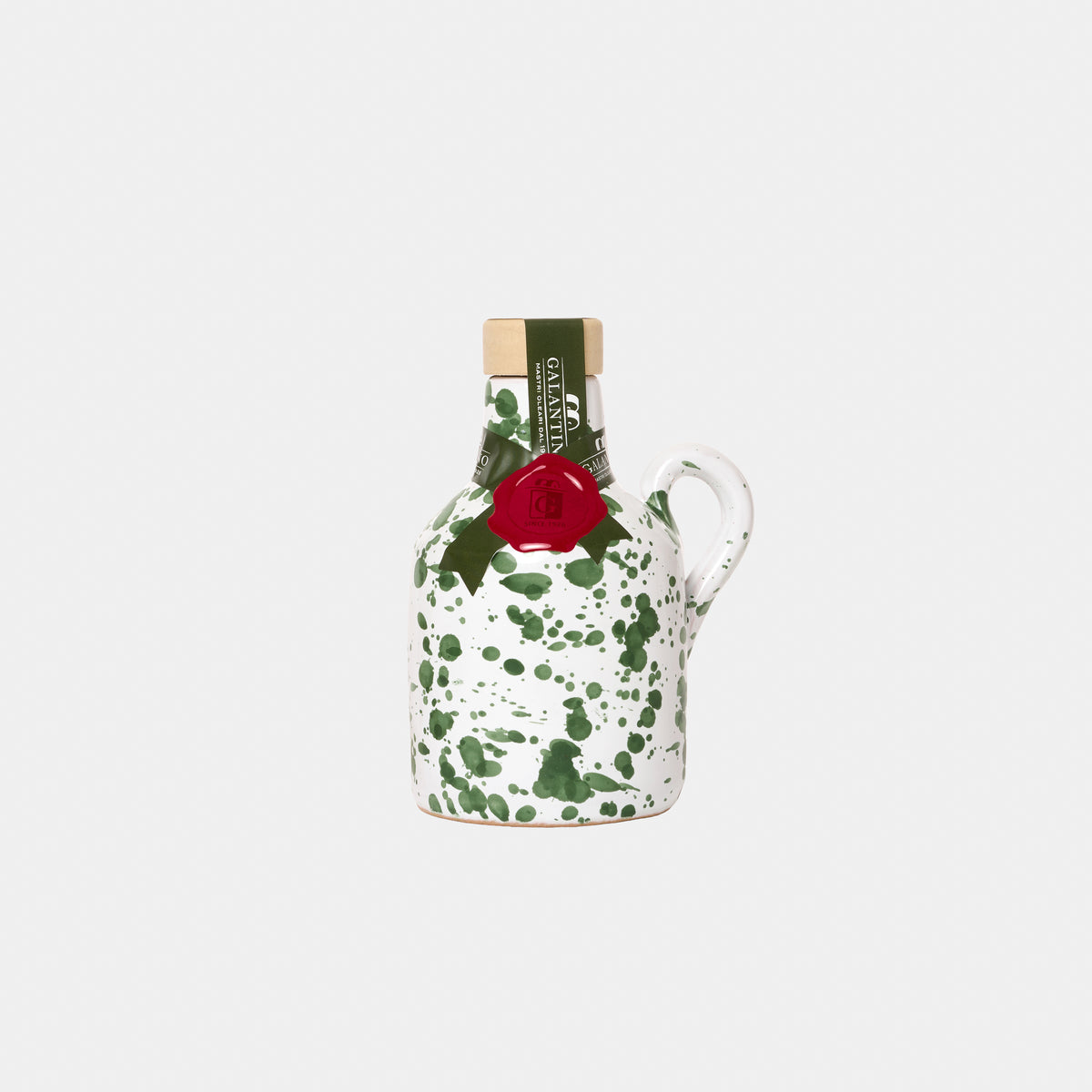 Italian Extra Virgin Olive Oil in Hand Painted Ceramic Jar