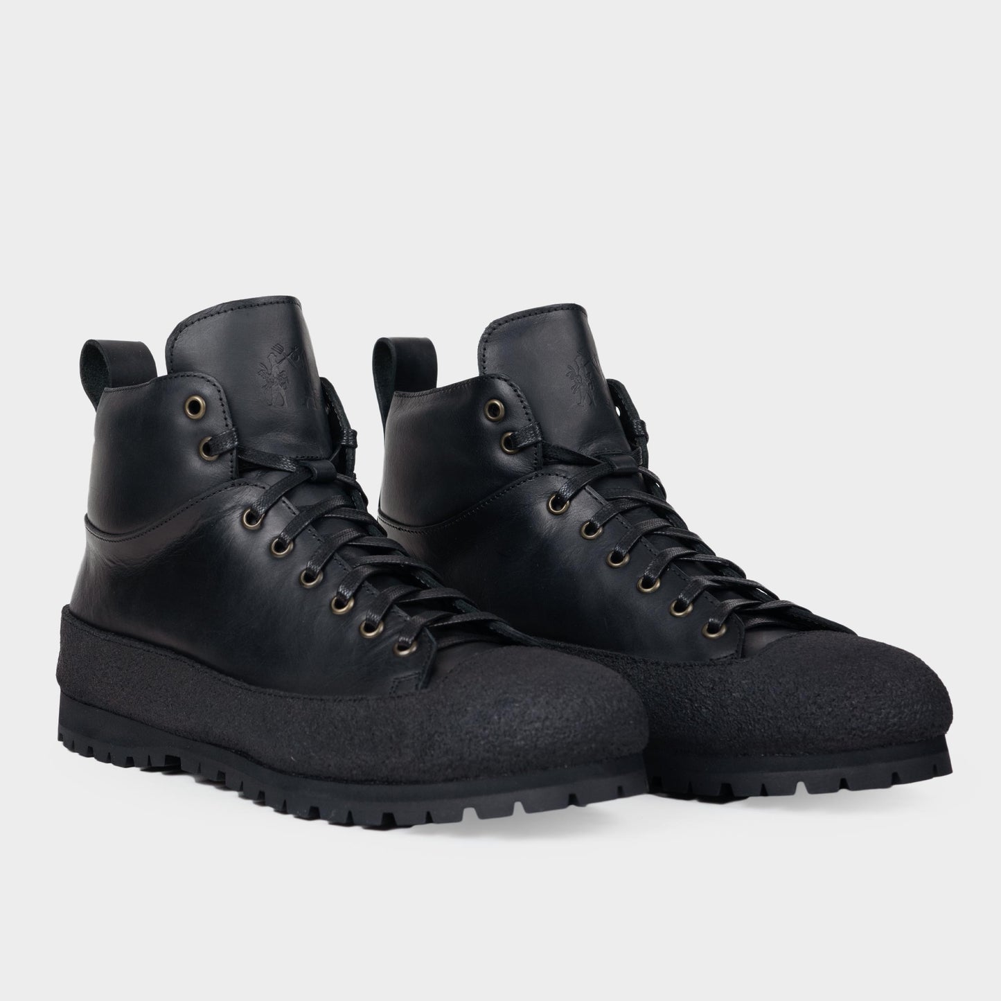 Calfskin Weatherproof Gardening Boots in Black