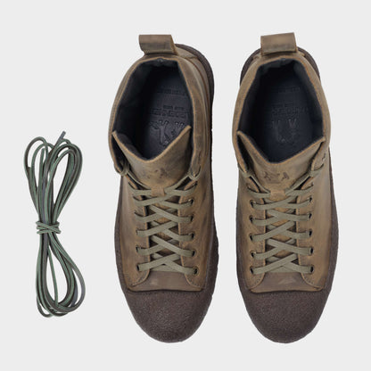 Calfskin Weatherproof Gardening Boots in Olive