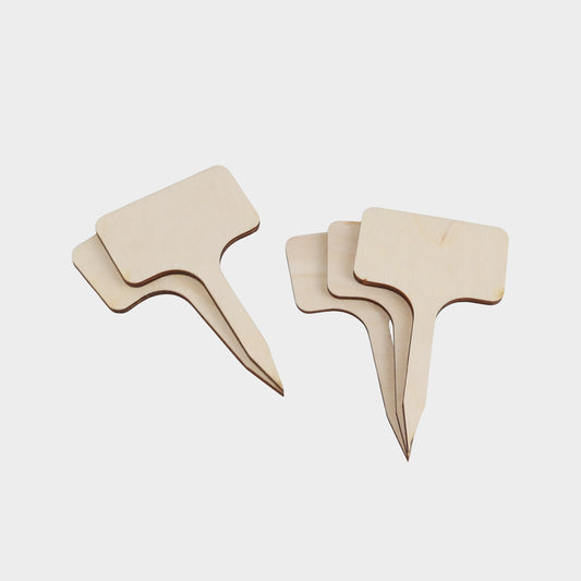 Wooden Garden Labels - Set of 10