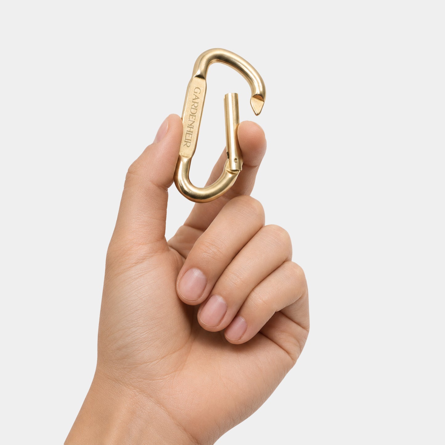 Solid Brass Carabiner