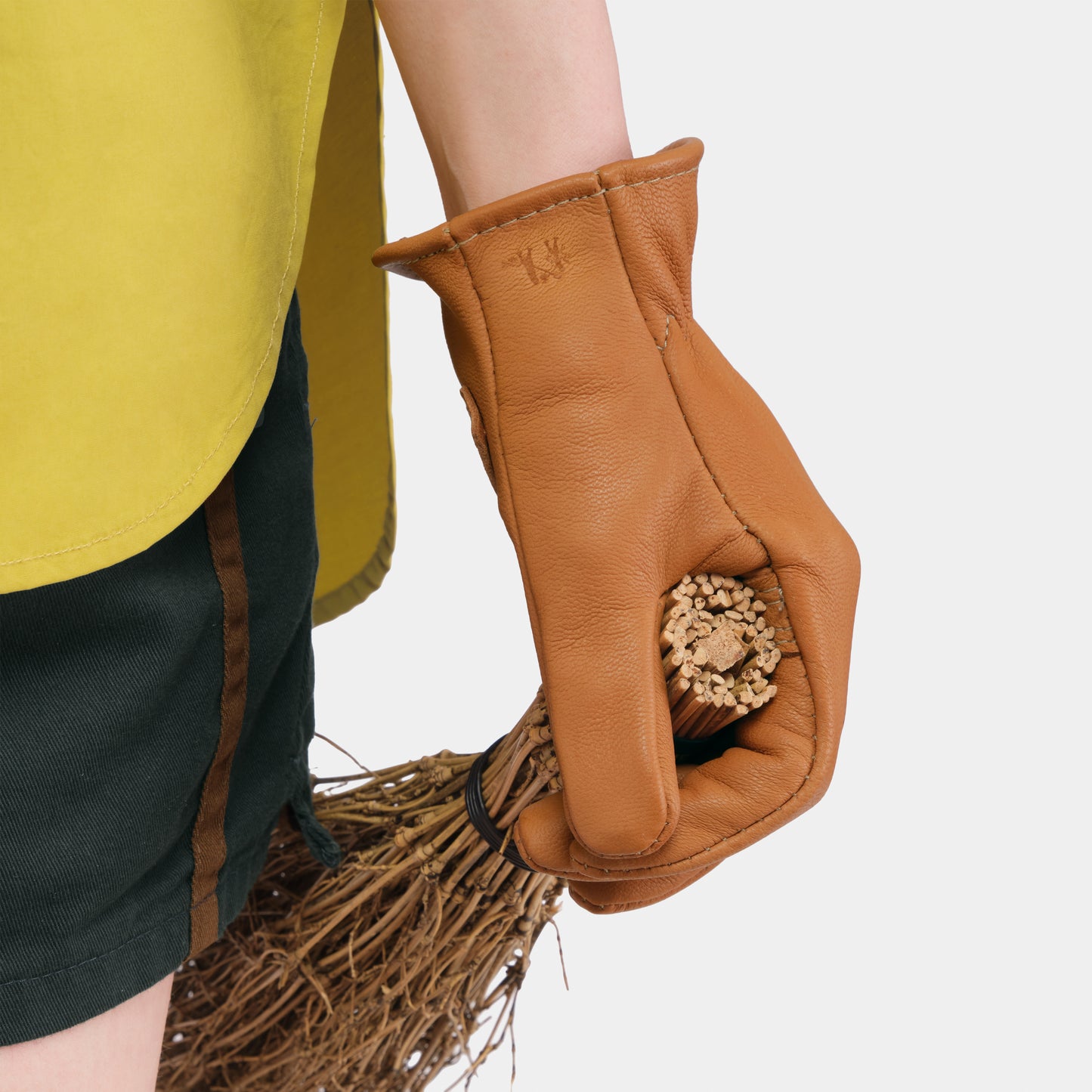 American Goatskin Garden Gloves with Reinforced Palm