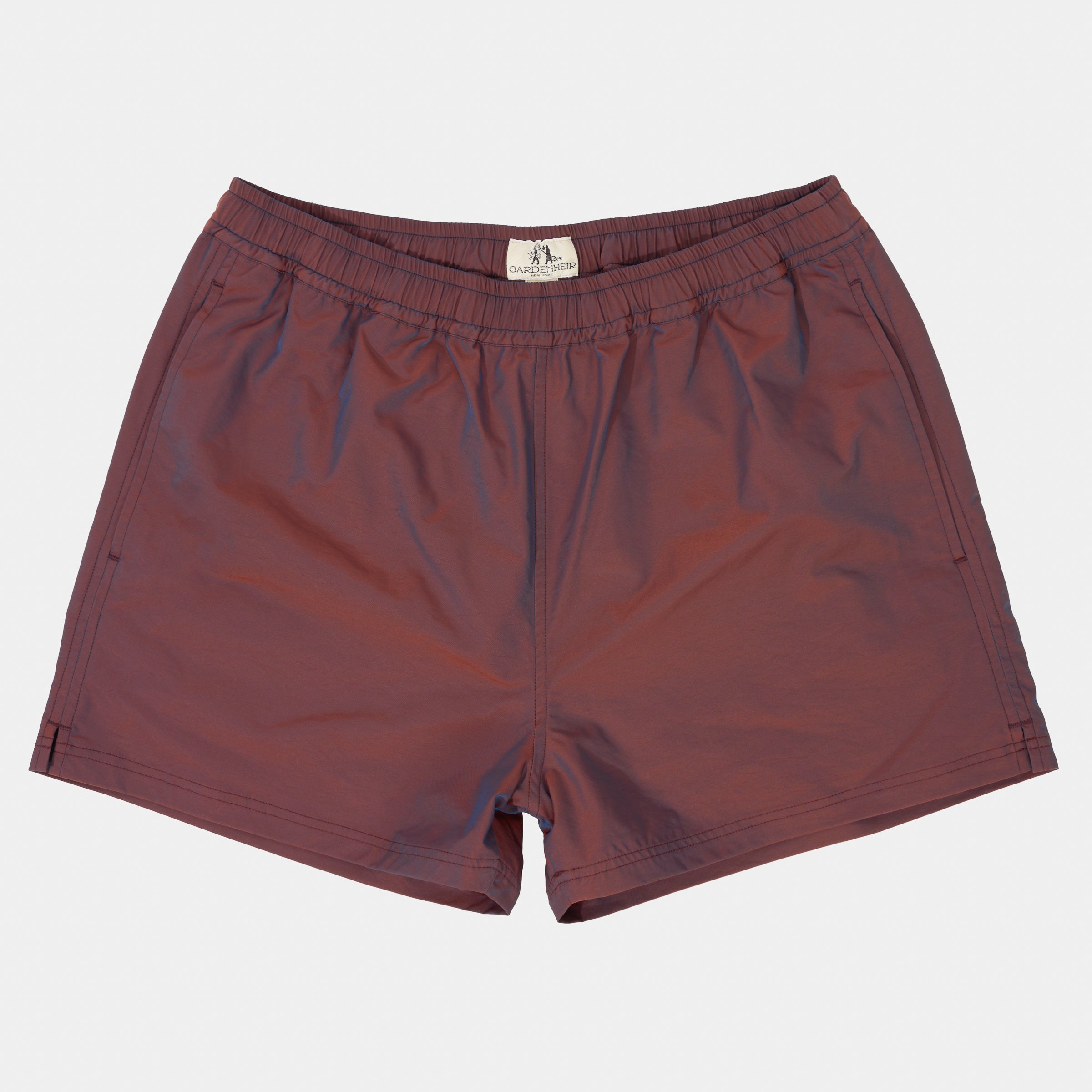 Iridescent Sport Short in Beetle