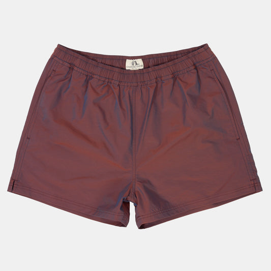 Iridescent Sport Short in Beetle