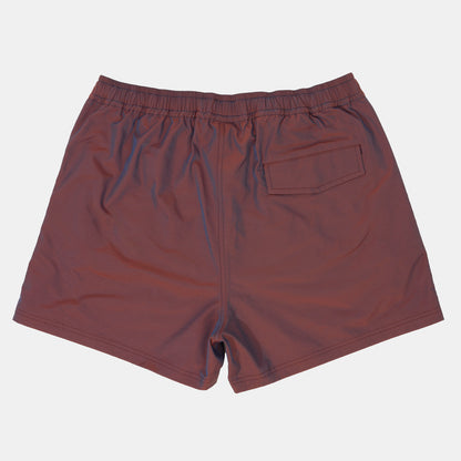 Iridescent Sport Short in Beetle