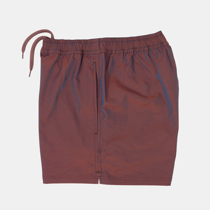 Iridescent Sport Short in Beetle