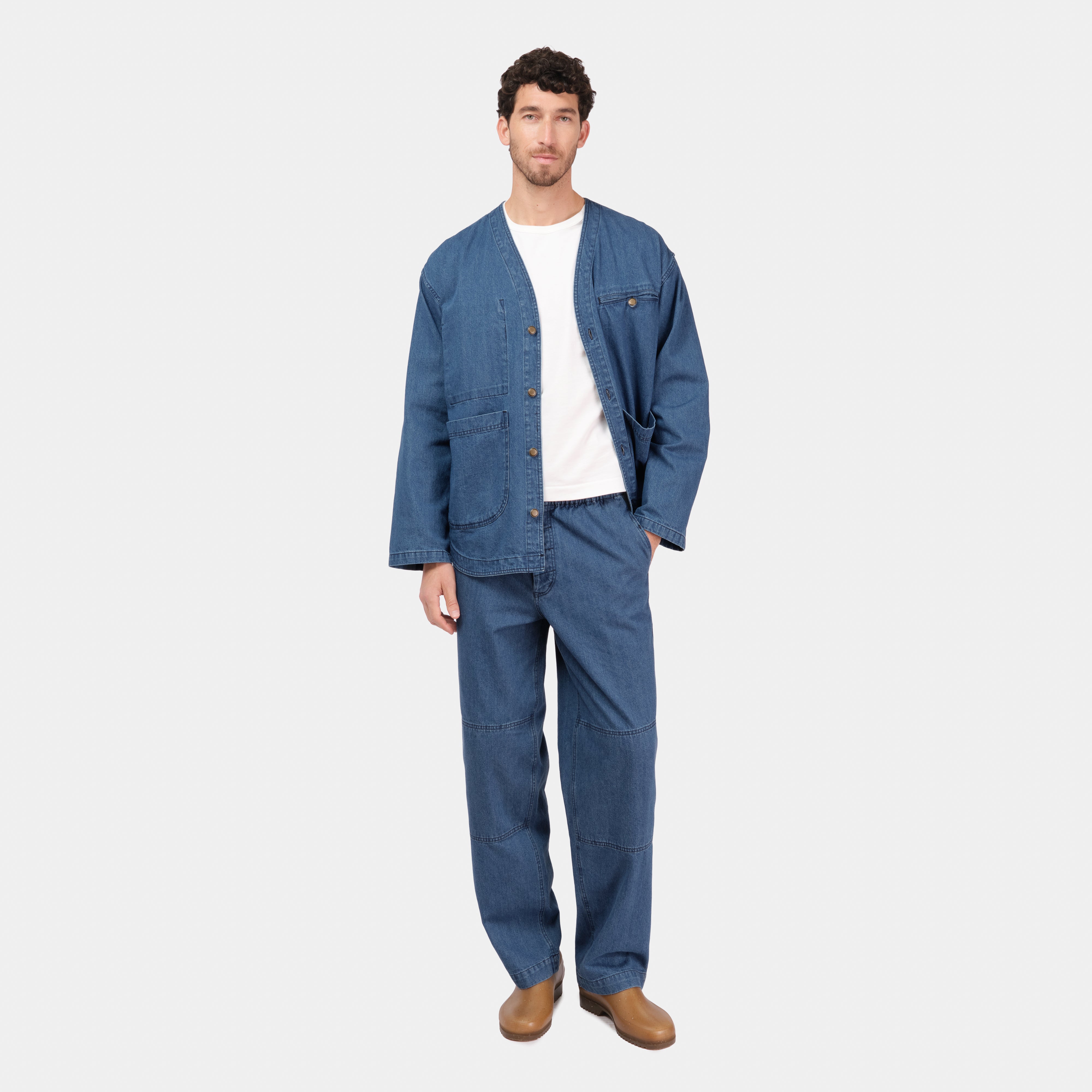 Japanese Denim Easy Gardening Jacket – Gardenheir