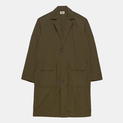 Nylon Shop Coat in Olive