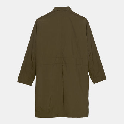 Nylon Shop Coat in Olive