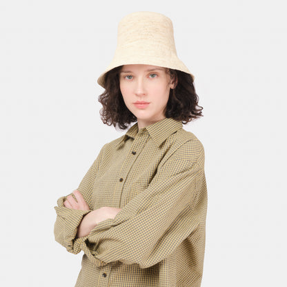 Crushable Toquilla Straw Bucket Hat