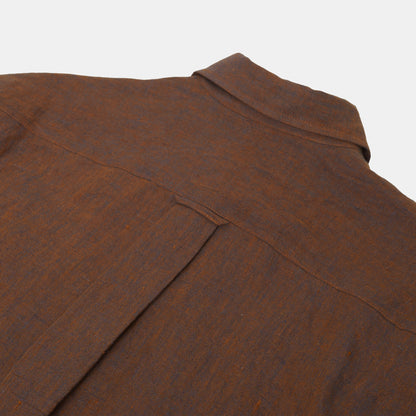 Washed Linen Gardening Chemise in Bronze