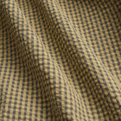 Gingham Seersucker Relaxed Pant in Green Field Check