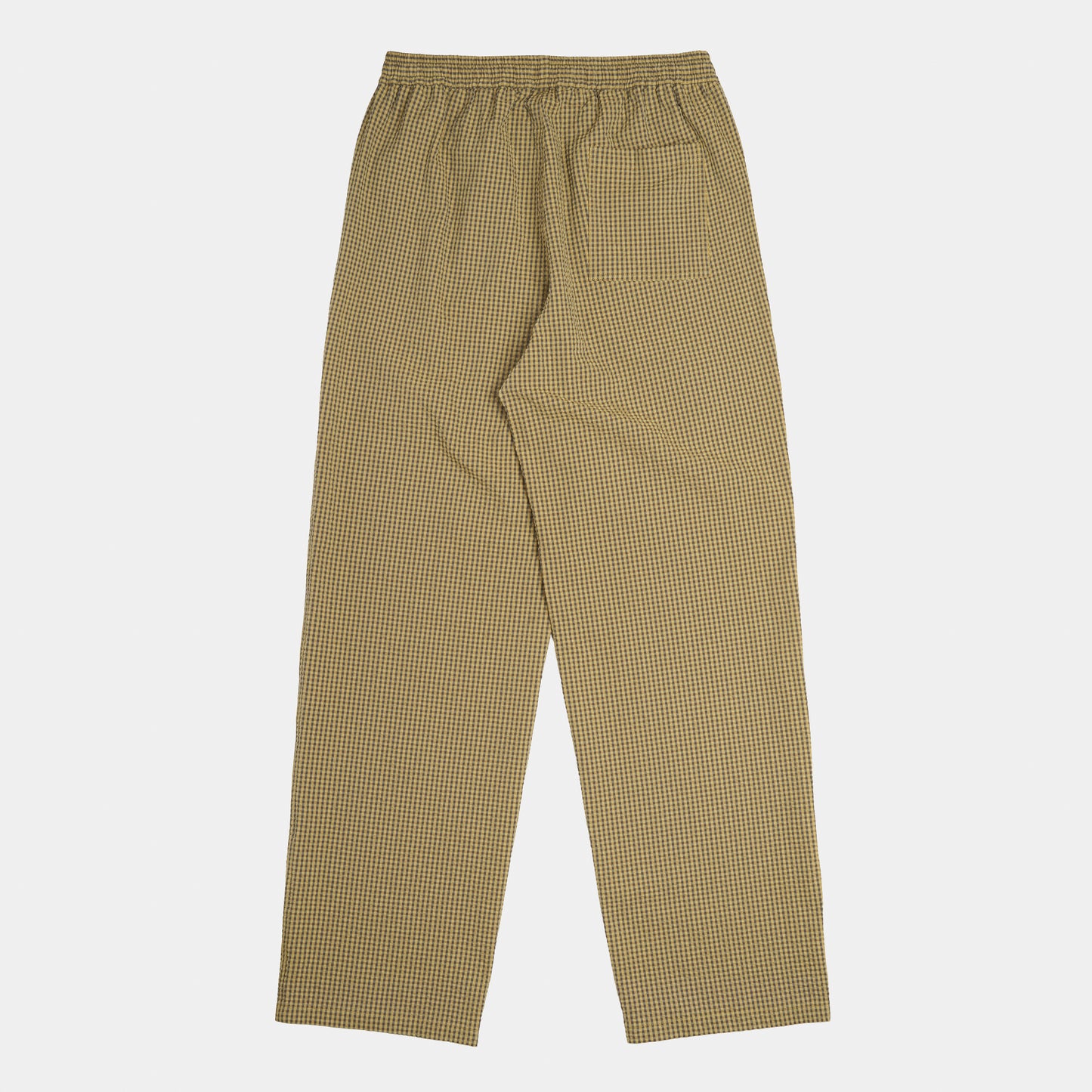 Gingham Seersucker Relaxed Pant in Green Field Check